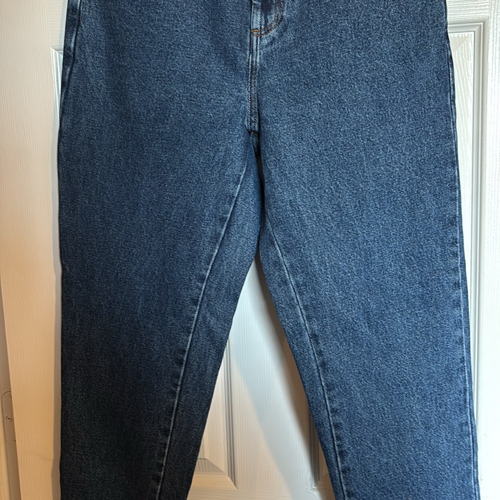 Lucy & Yack Classic High-Rise Women's Blue Denim Jeans 28R - Picture 2 of 12